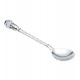 Jogo 6 Colheres 11cm Para Café de Zamac Niquelado Com Cristal